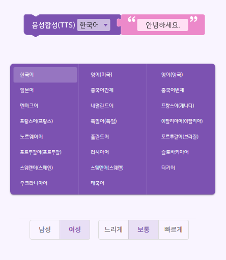 ai 코디니 - 음성합성