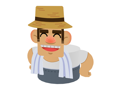 카미봇 파이 캐릭터 - 농부